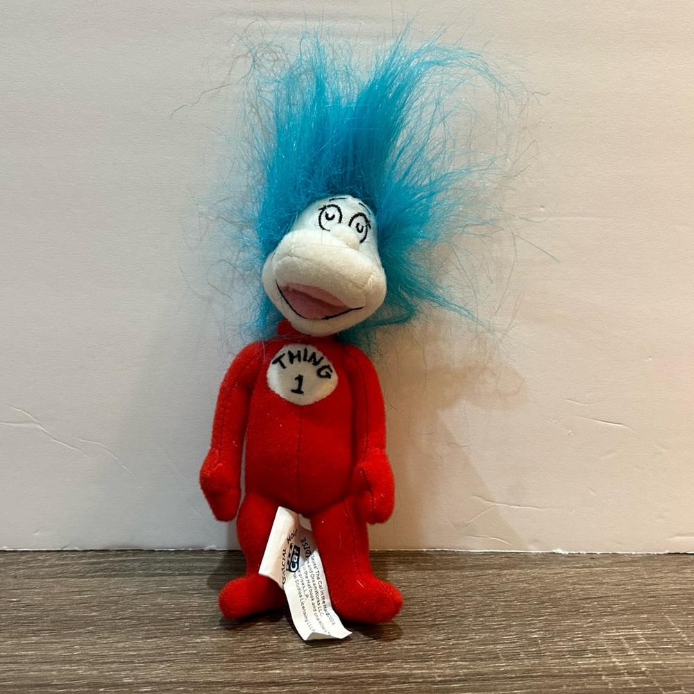 Dr. Suess The Cat In The Hat Thing 2 Plush Official Movie Merchandise 2003 Adler